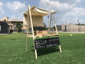 マルシェテントの試作品完成